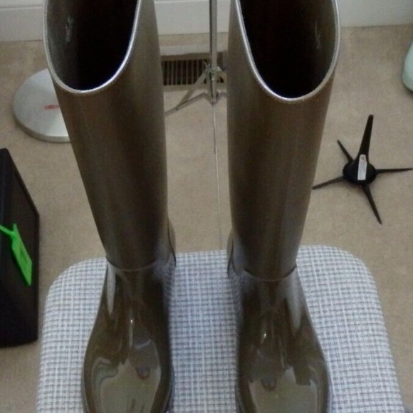 Olive Greem Sam Eddelman rubber rain boots wellies size 9 - Picture 5 of 5